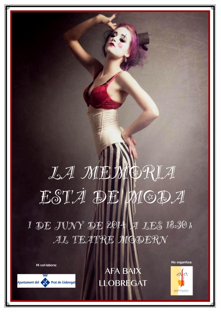 Cartell de "LA memòria està de moda 2014"