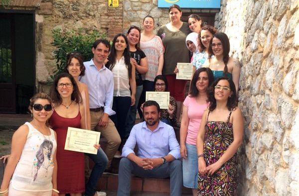 Els alumnes del curs en l'acte de cloenda.