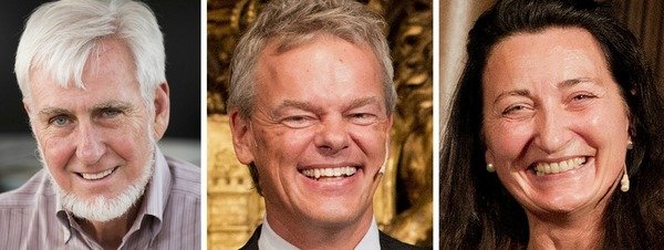 Los Nobel de Medicina 2014 John O'Keefe, estadounidense, y el matrimonio noruego formado por May Britt Moser y Edvard I. Moser AP y AFP