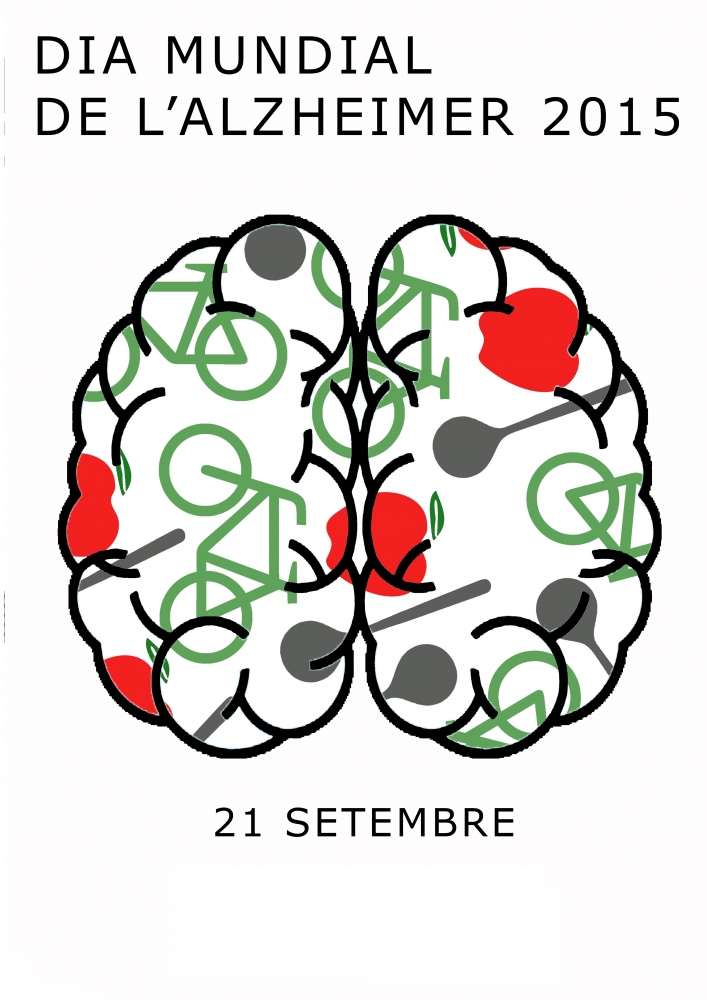 Imatge del 3 classificat del concurs de cartells per l'Alzheimer, el guanyador del qual serveix com a portada del nou butlletí.