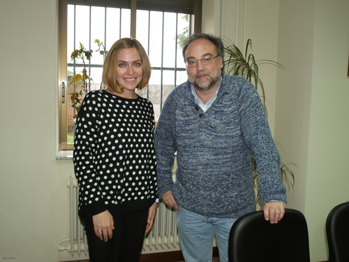 Olga Ivanova  y Juan José García Meilán.