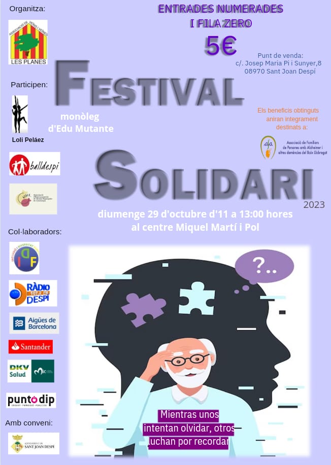festival solidari sant joan despí les planes 10 dl 23